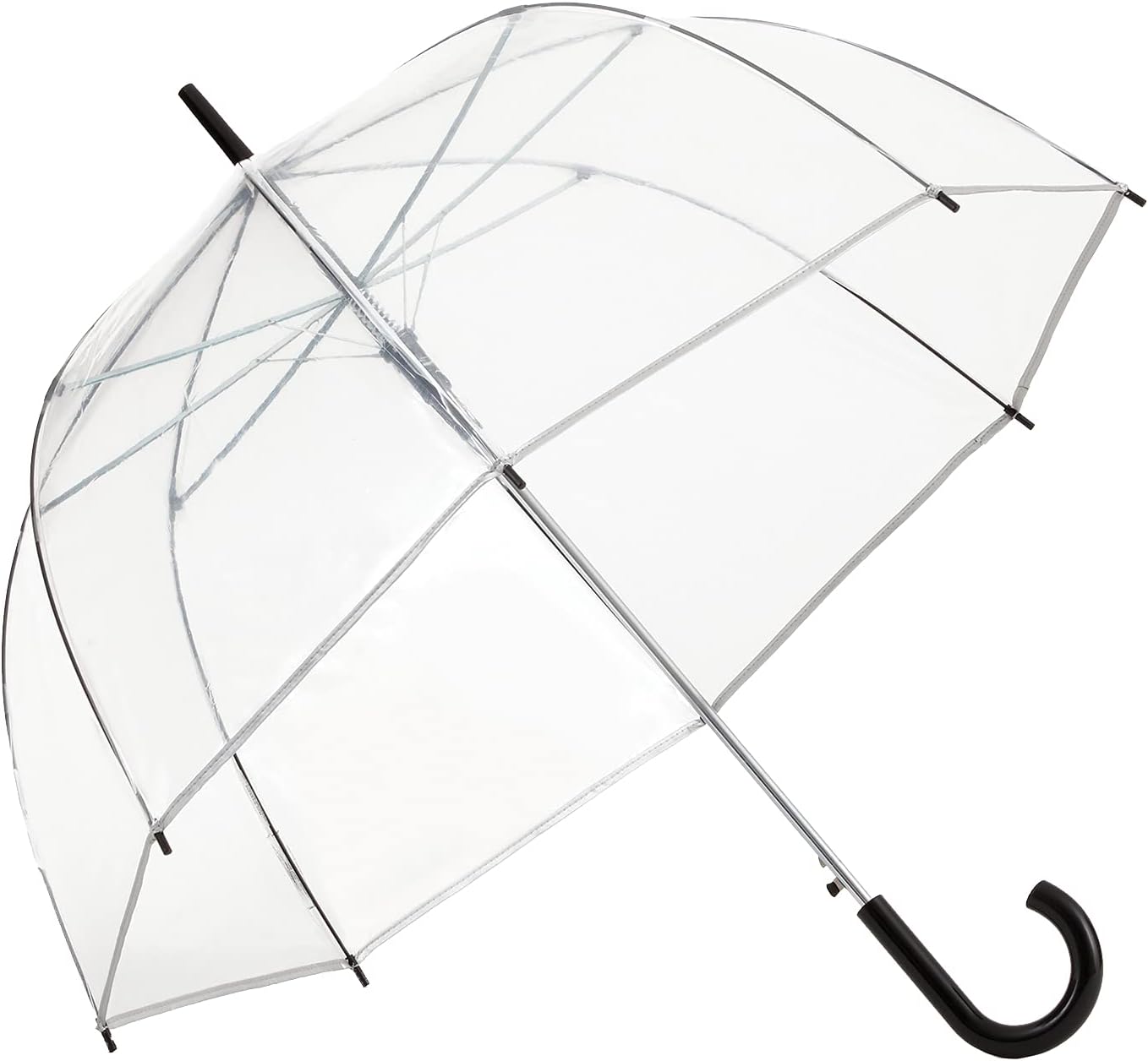 Bubble Clear Umbrella, Auto Open, See-Through, Rain & Windproof, for Weddings, Proms and Events