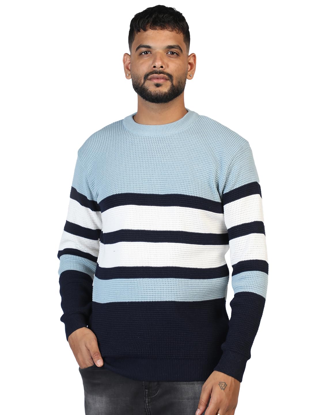 porshe Round Neck Winter Pullover Sweater for Men Soft Fabric Regular Fit Stylish & Cozy Si_108-picture-12
