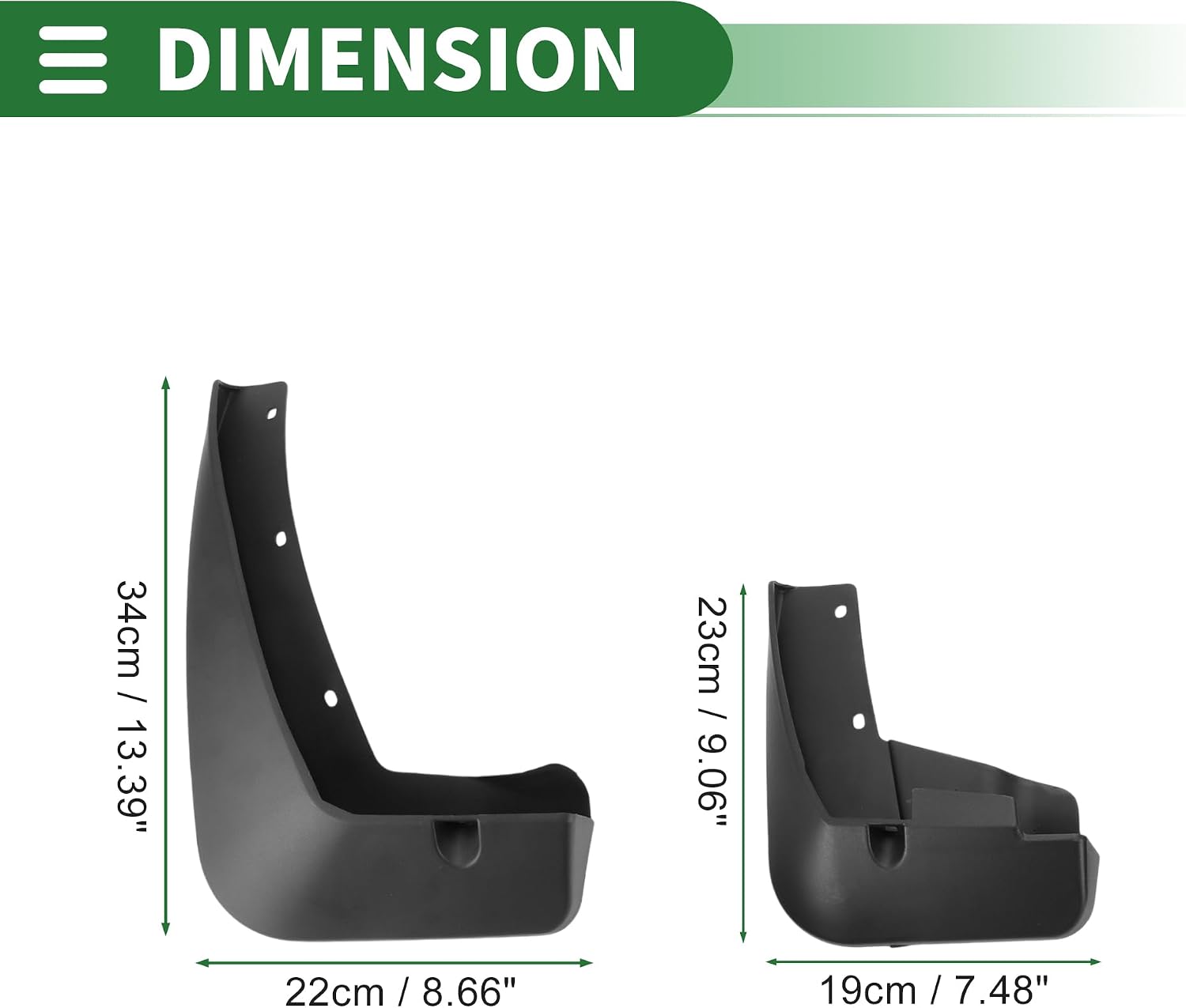 Motoforti Mud Flaps Splash Guards Mud Guards for Nissan Murano 2015-2019 W/Mount Accessories