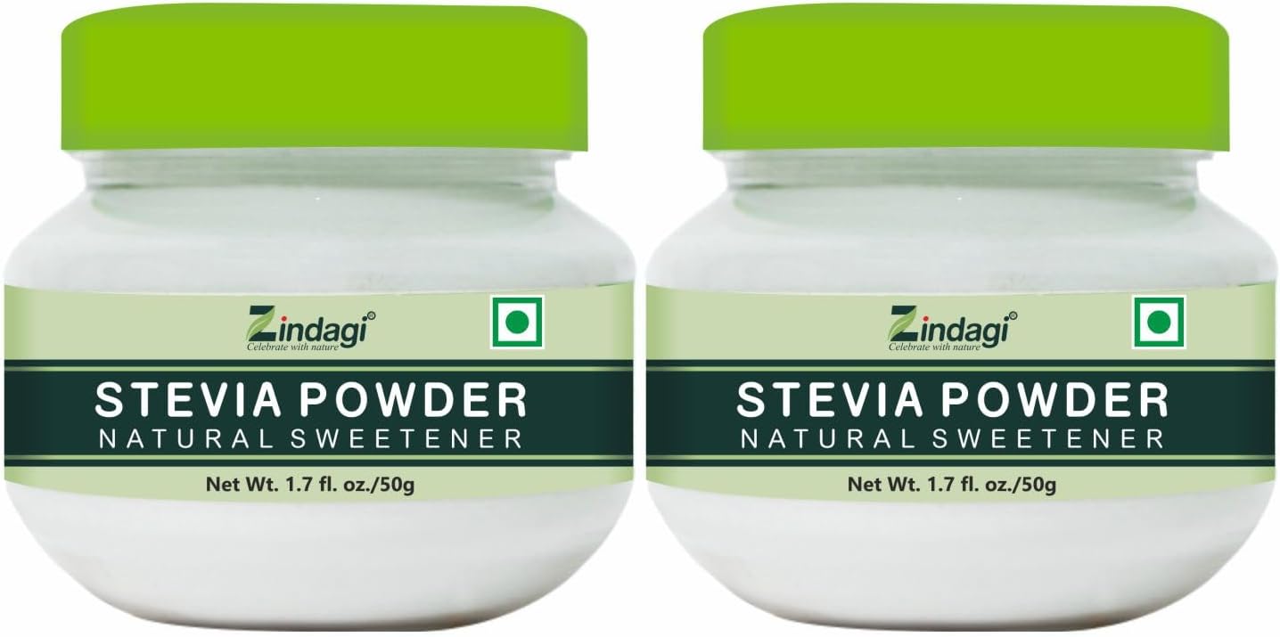 Zindagi Stevia Powder | Natural Stevia Powder Extract | Sugar Free Sugar | 100GM