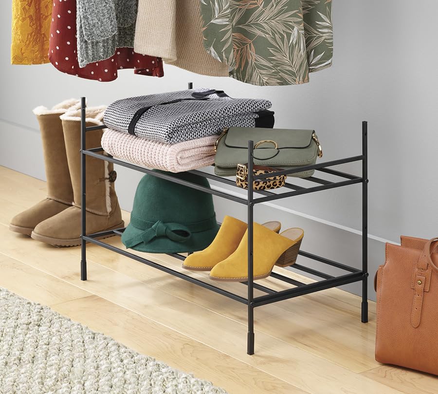 Amazon.com: Whitmor Modular 2-Tier Stacker Shelf : Home & Kitchen