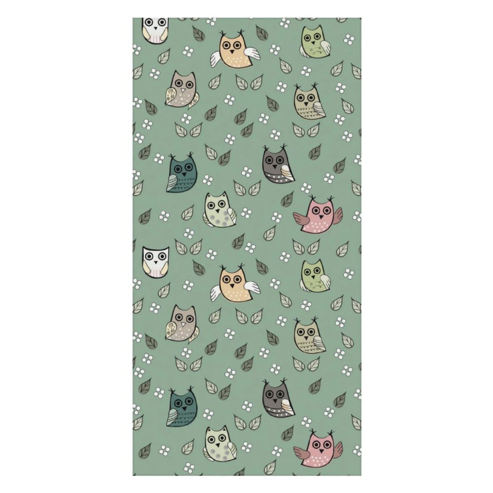LWORZIIB Beach Towel, Owl Animal Bath Towel, Pool Towel Great for Gym Swimming 80 X 160cm