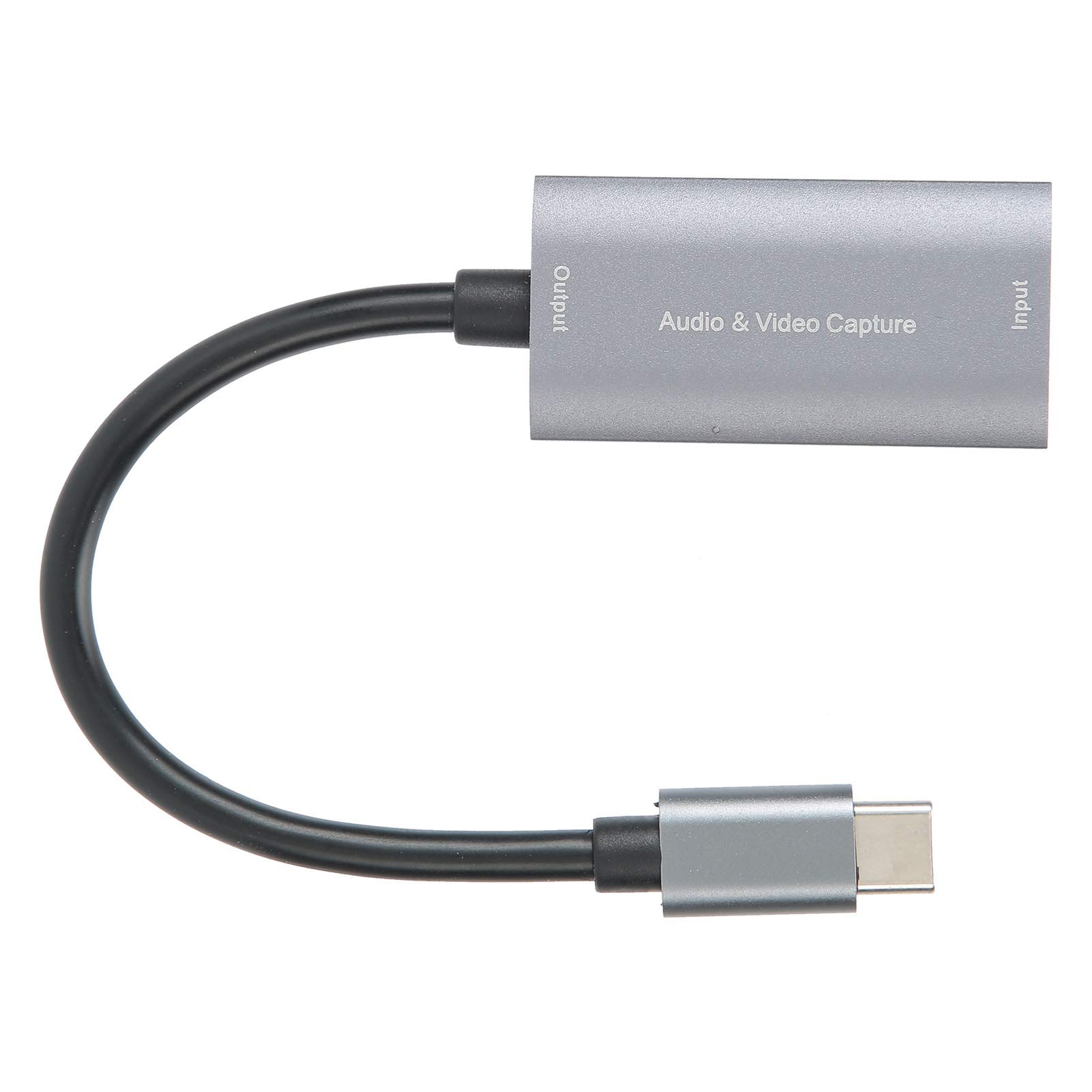 Tarjeta de Captura de Video USB C HDMI a USB C 4K 1080P, Game Live Silver Grey Free Drive Z29A, Tarjeta de Captura de Video para teléfonos móviles, Consolas de Juegos, decodificadores, cámaras