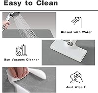 Vista 7 de Bathroom Mat Quick Dry, Bathroom Rugs Non Slip Washable Thin Absorbent Bath Mat Fits Under Door Bathroom Floor Mat Perfect for Bath, Shower, or Sink