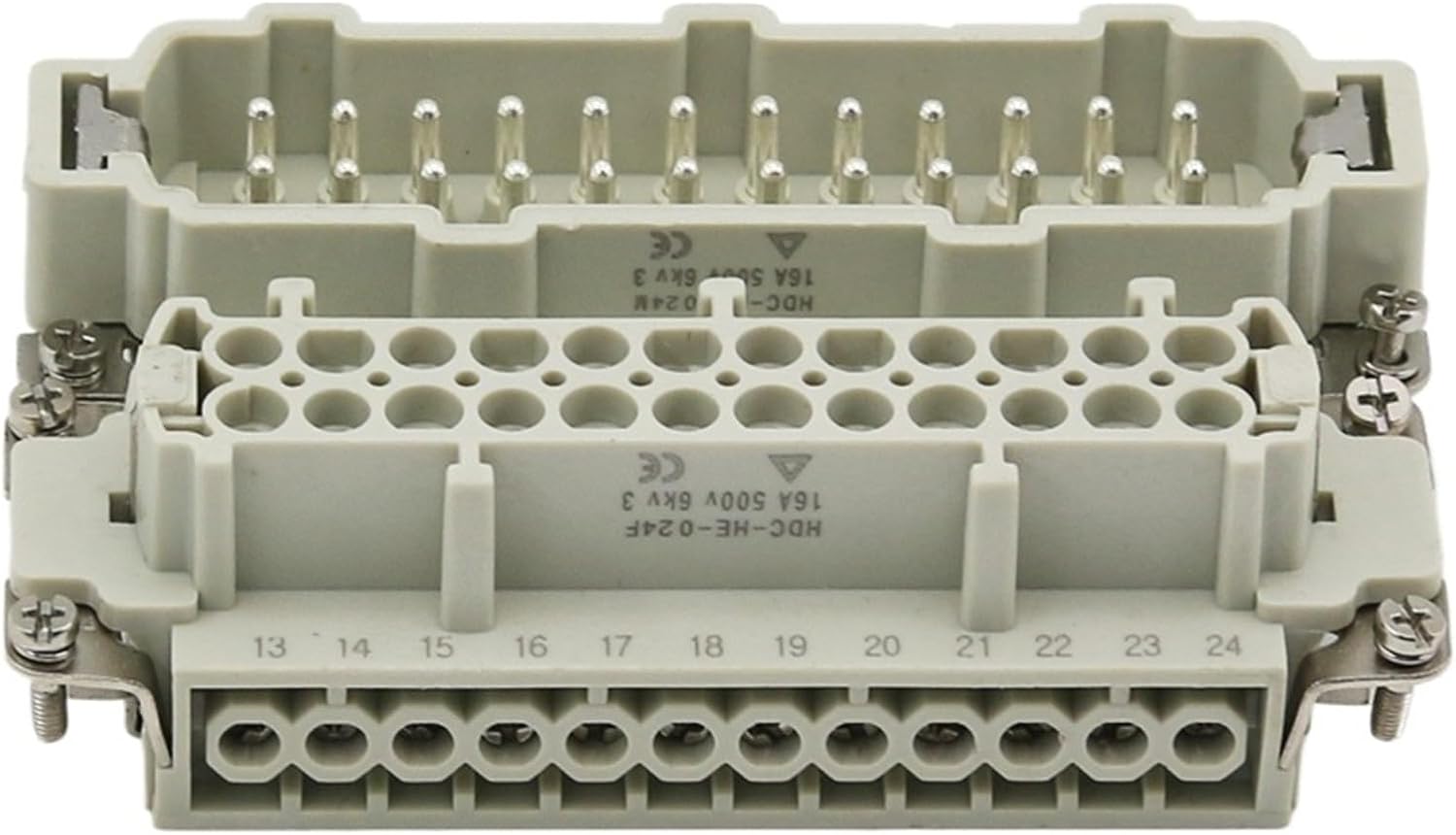 24 Core Heavy Duty Connector HDC-HE-24 The Male and The Female 16A500V(The Male Connector)