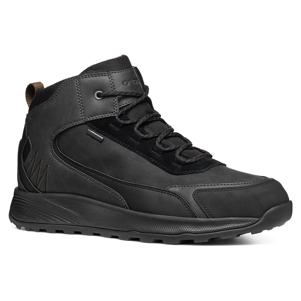 Geox Men's U Terrestre B ABX C Sneaker, Black, 7 UK