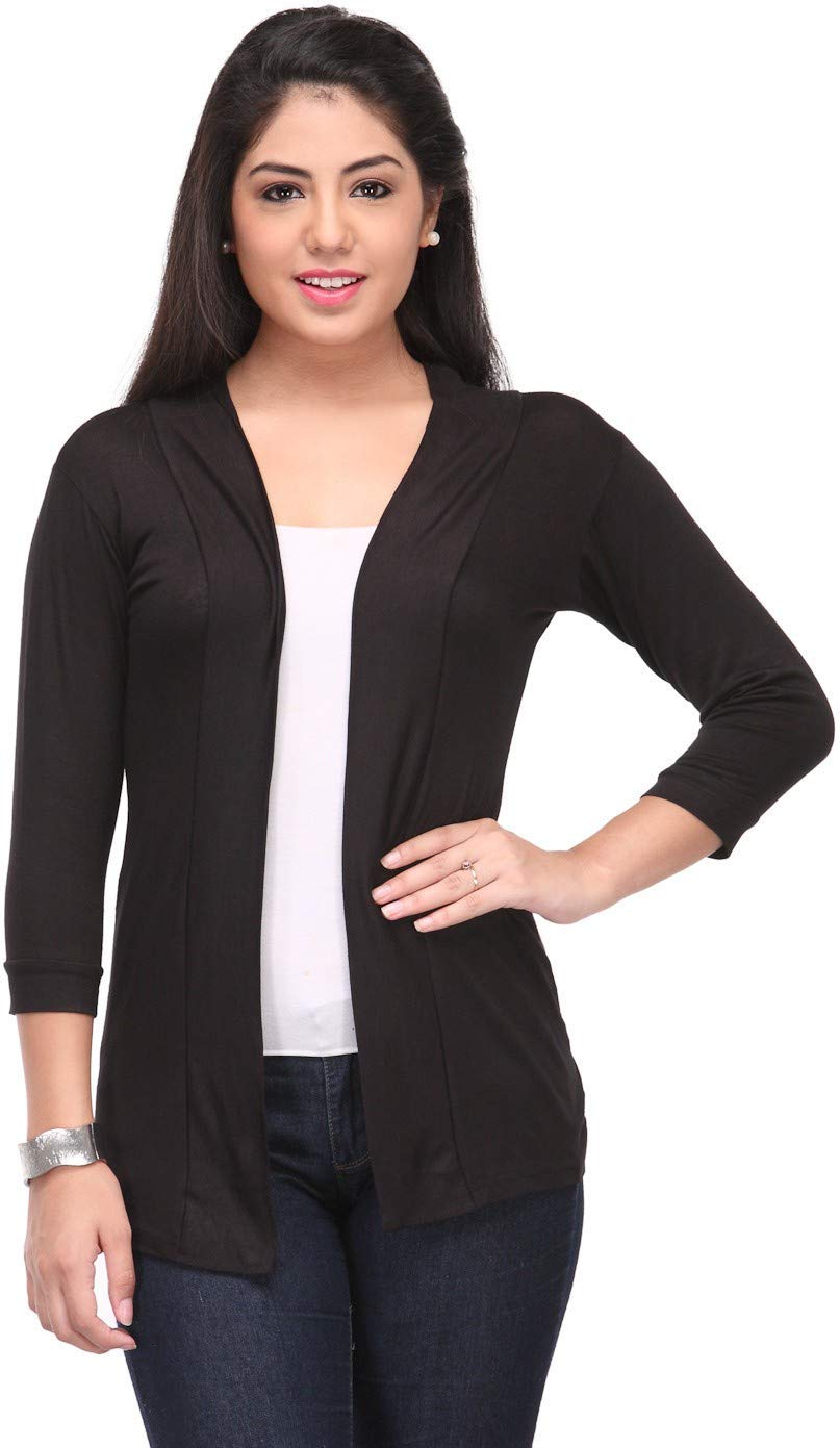 wearific Women’s Shrug Stretch Hip-Length 3/4th Sleeves-picture-40