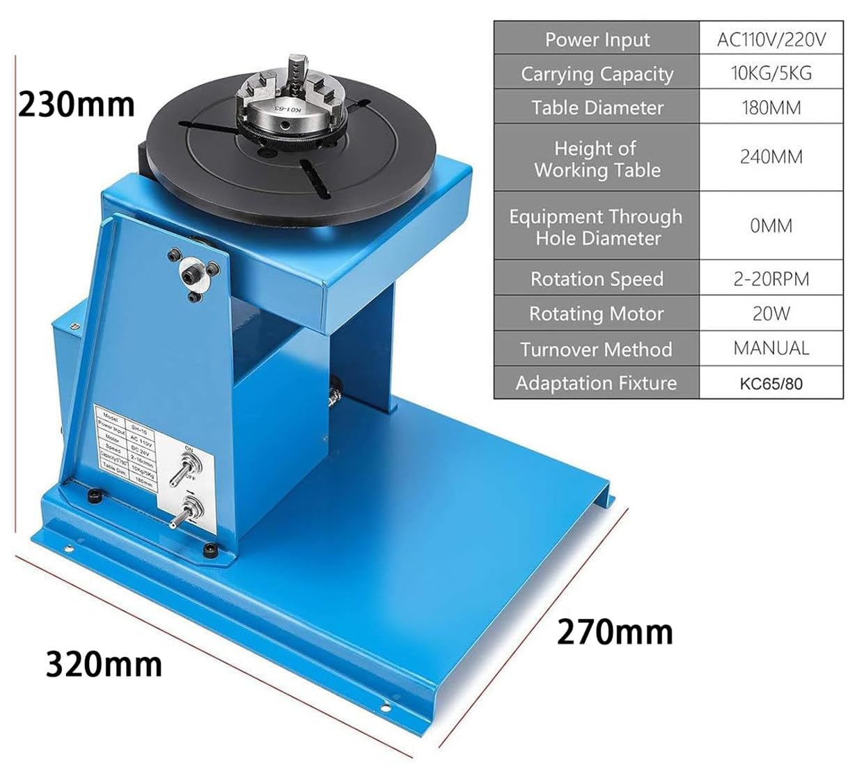 Posizionatore di tubi per saldatura circonferenziale automatico elettrico con interruttore a pedale per tubi in acciaio flangiati inferiori a 10 kg