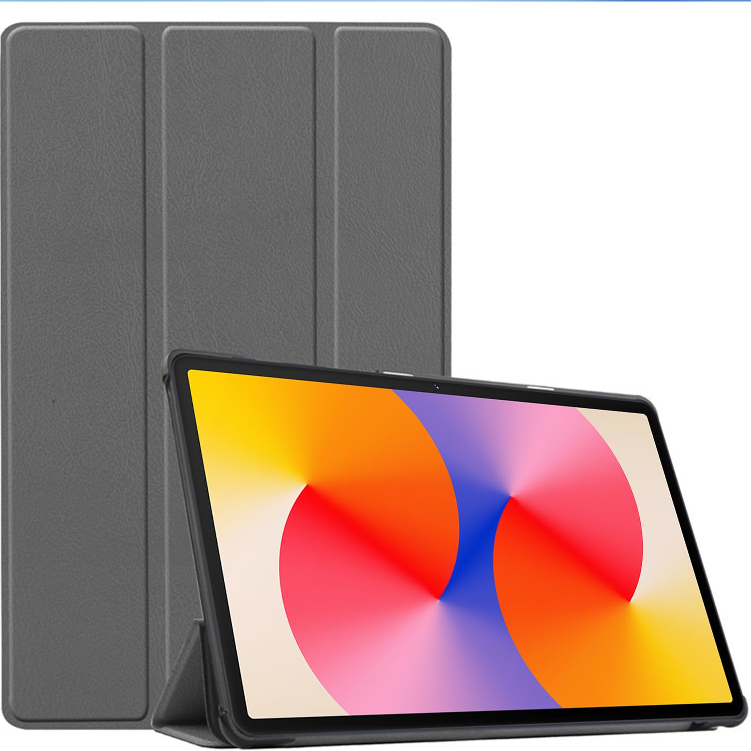 T TerselyCase for Huawei MatePad SE 11 inch Released, Slim & Protective Hard Shell Smart Cover Multi-Angle Stand Tri Fold Design Perfectly Fit Your Huawei MatePad SE (Grey)