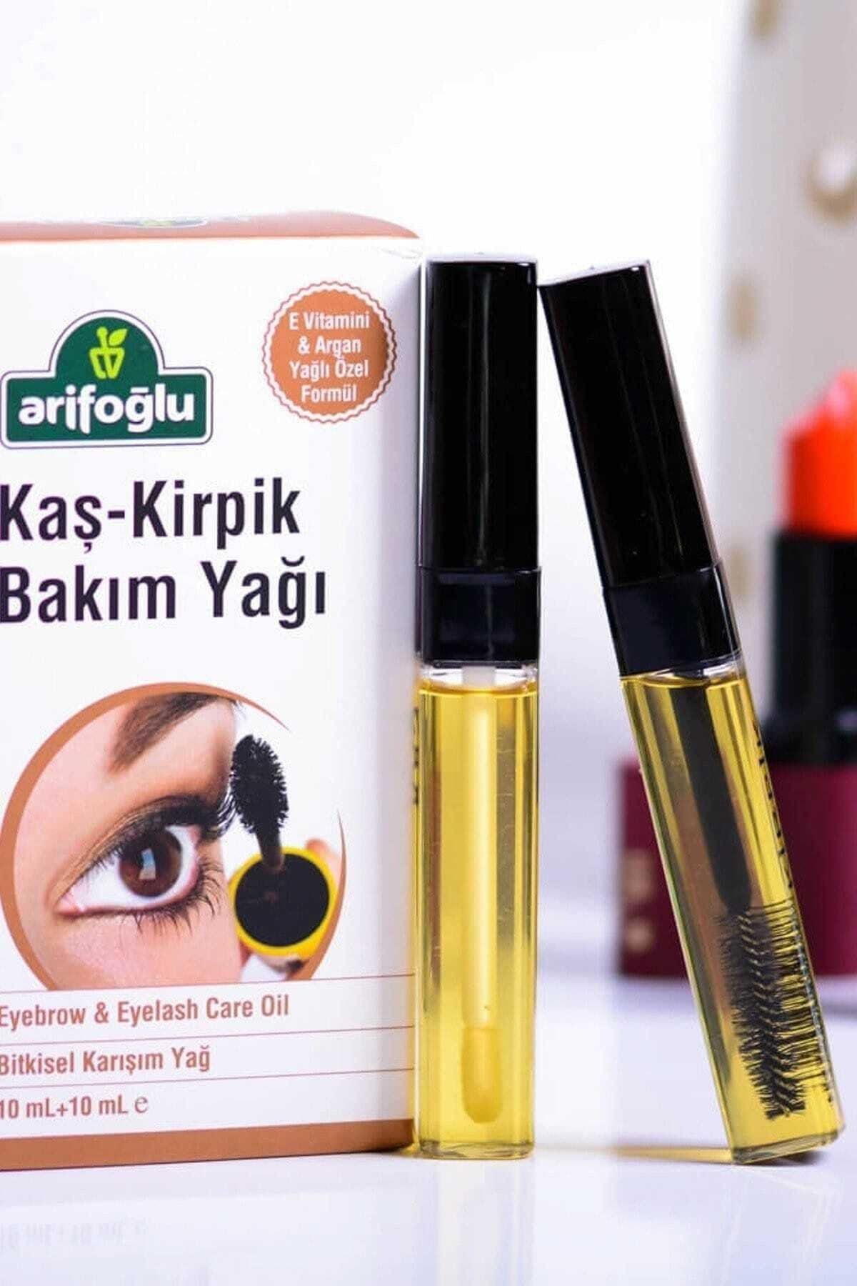 Arifoğlu Kaş Kirpik Bakım Yağı 10 Ml + 10 Ml -Argan Yağlı & Doğal E Vitaminli 600 14 103