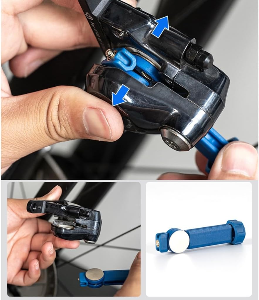 Ceramic Plunger Brake Reset Tool Alloy Construction Ergonomic Design for Bike Repair and Automotive Servicing