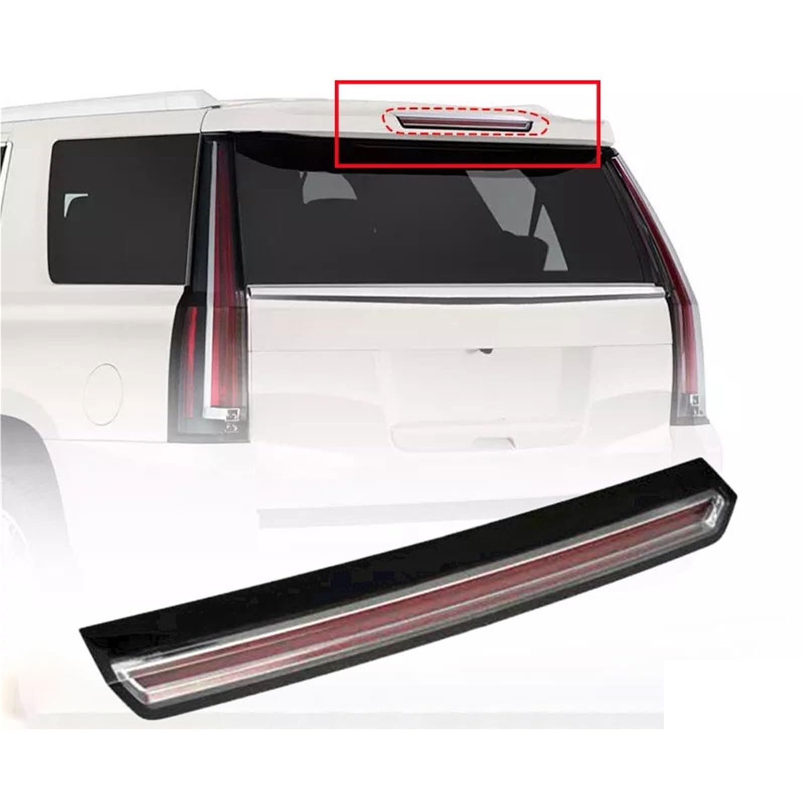 Do Yukon XL Do cadillaca Do Escalade ESV 2020 światło hamowania samochodu sygnał świetlny 923-117 3RD Achterremlichten LED derde remlicht voor auto