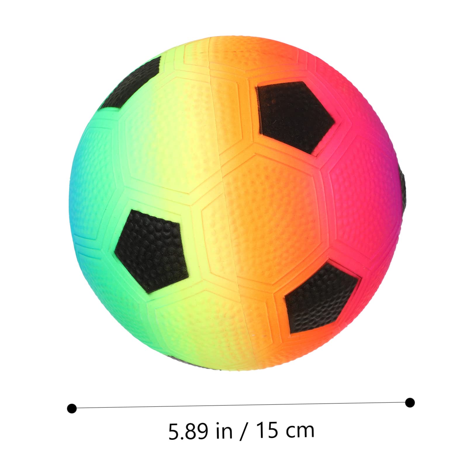 ifundom Children's Inflatable Ball Toys Set 2 Packs Basketball Soccer Rugby PVC for Boys and Girls