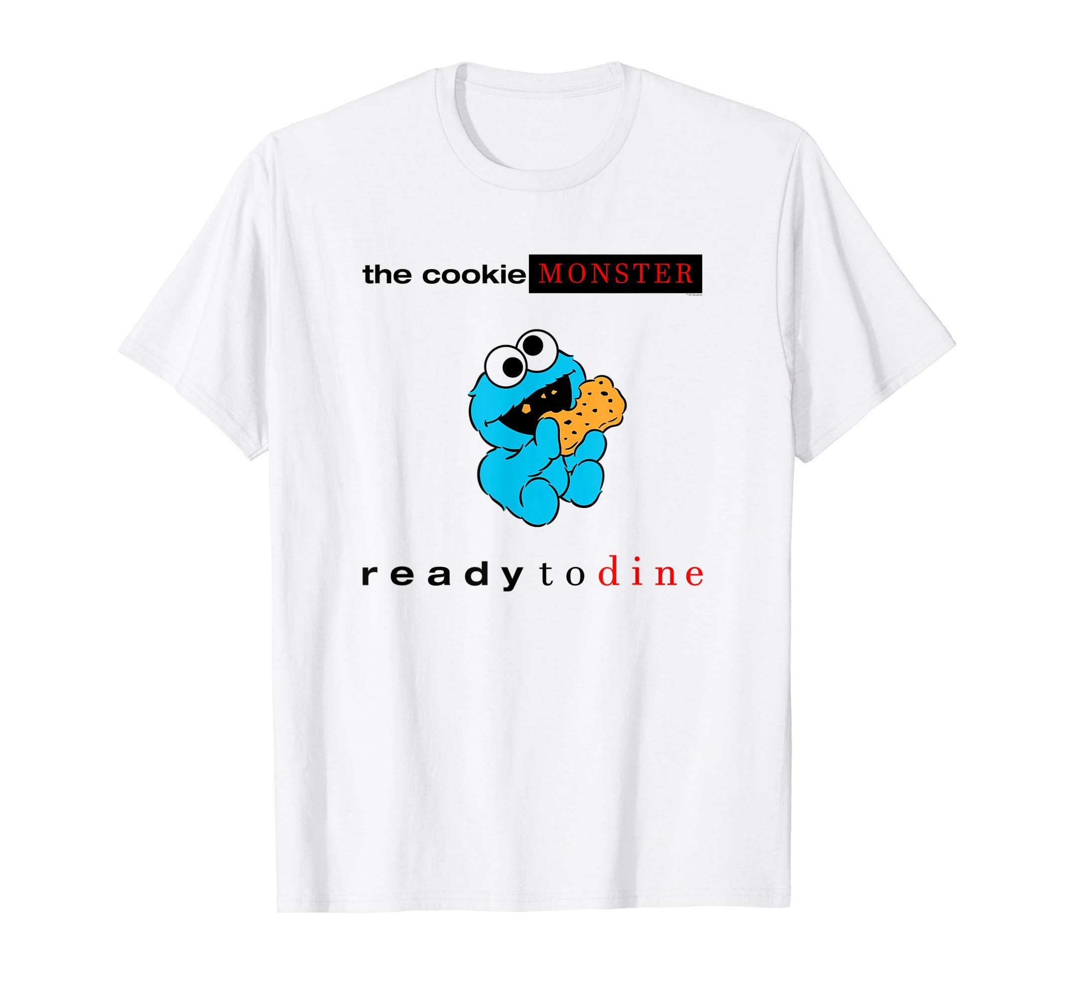 Sesame StreetCookie Monster Ready to Dine Album Parody T-Shirt
