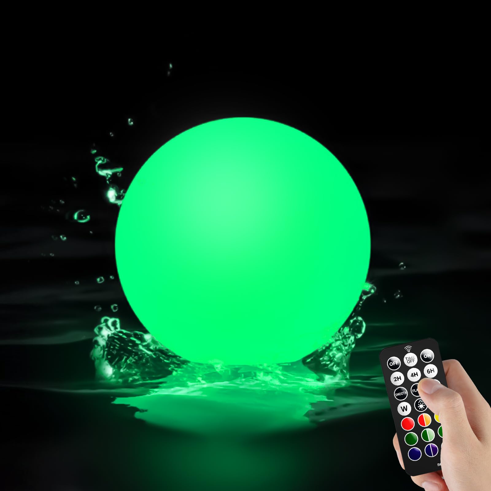 Amazon.com : LOFTEK LED Pool Lights that Float - 8-inch Globe Lamp