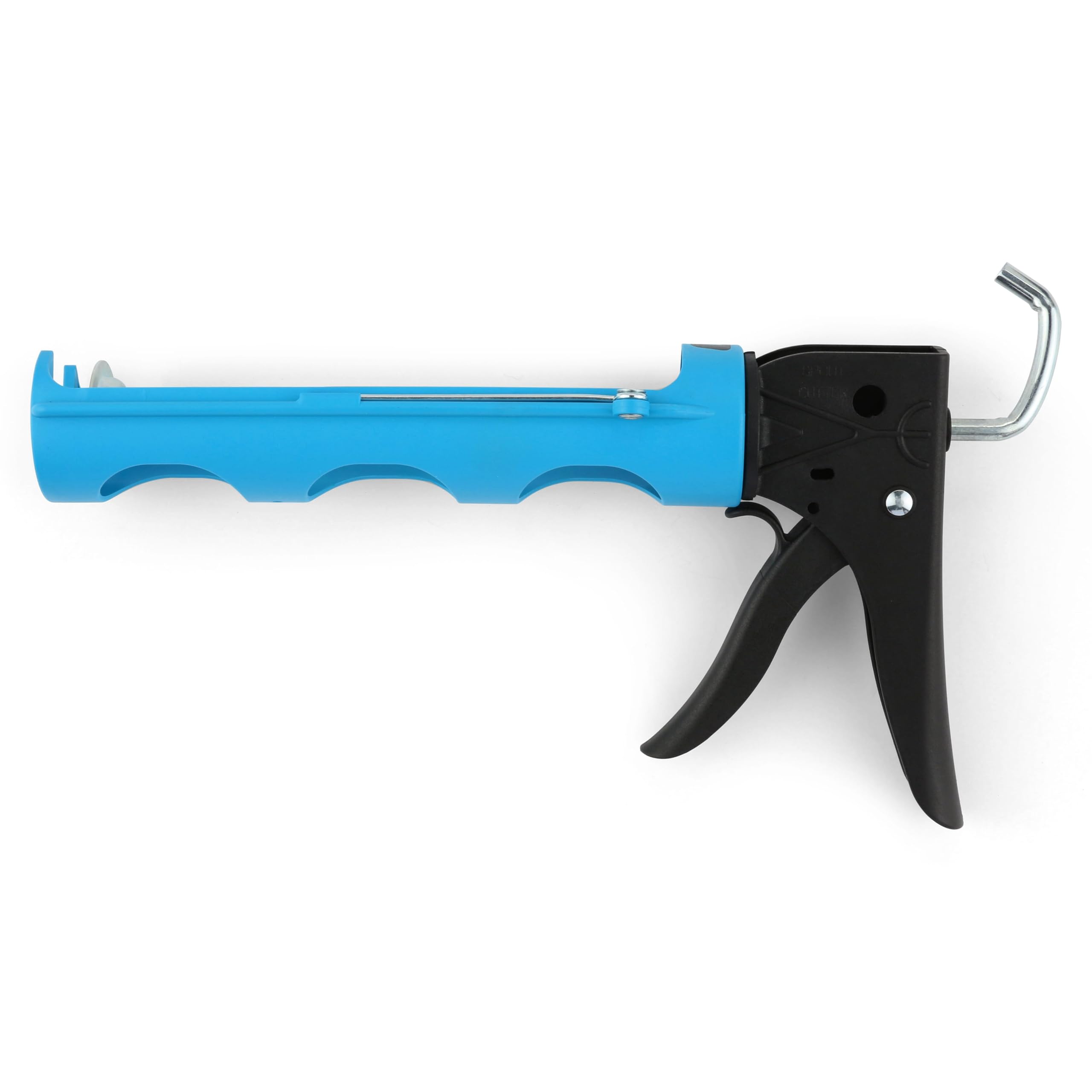 OX Pro 10 oz Caulk Gun No Drip - 12:1 Thrust Ratio - Drip Free Lightweight with Spout Cutter & Seal Puncture Caulking Tool - Caulking Gun Plumber