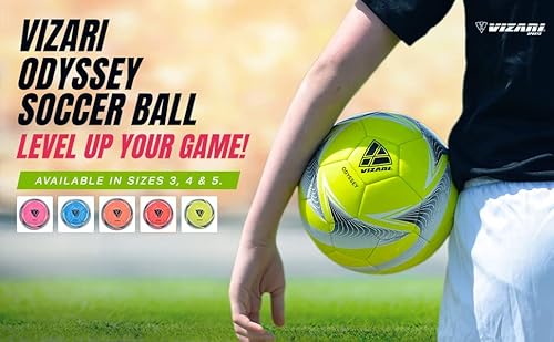 Vizari Sport Usa Odyssey Soccer Ball Red Size 4 #TOP4