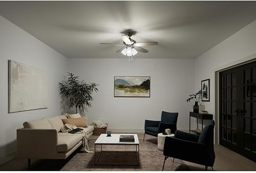 Miniatura 9 de Kichler Ventilador LED Renew Premier de 52 pulgadas, acero inoxidable cepillado