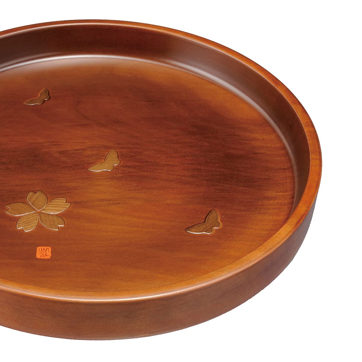 木製トレイ 花と葉の金色装飾 紀州漆器 おもてなし お盆 木製トレイ 花と 木製トレイ 花と葉の金色装飾 紀州漆器 おもてなし お盆 木製トレイ 花と