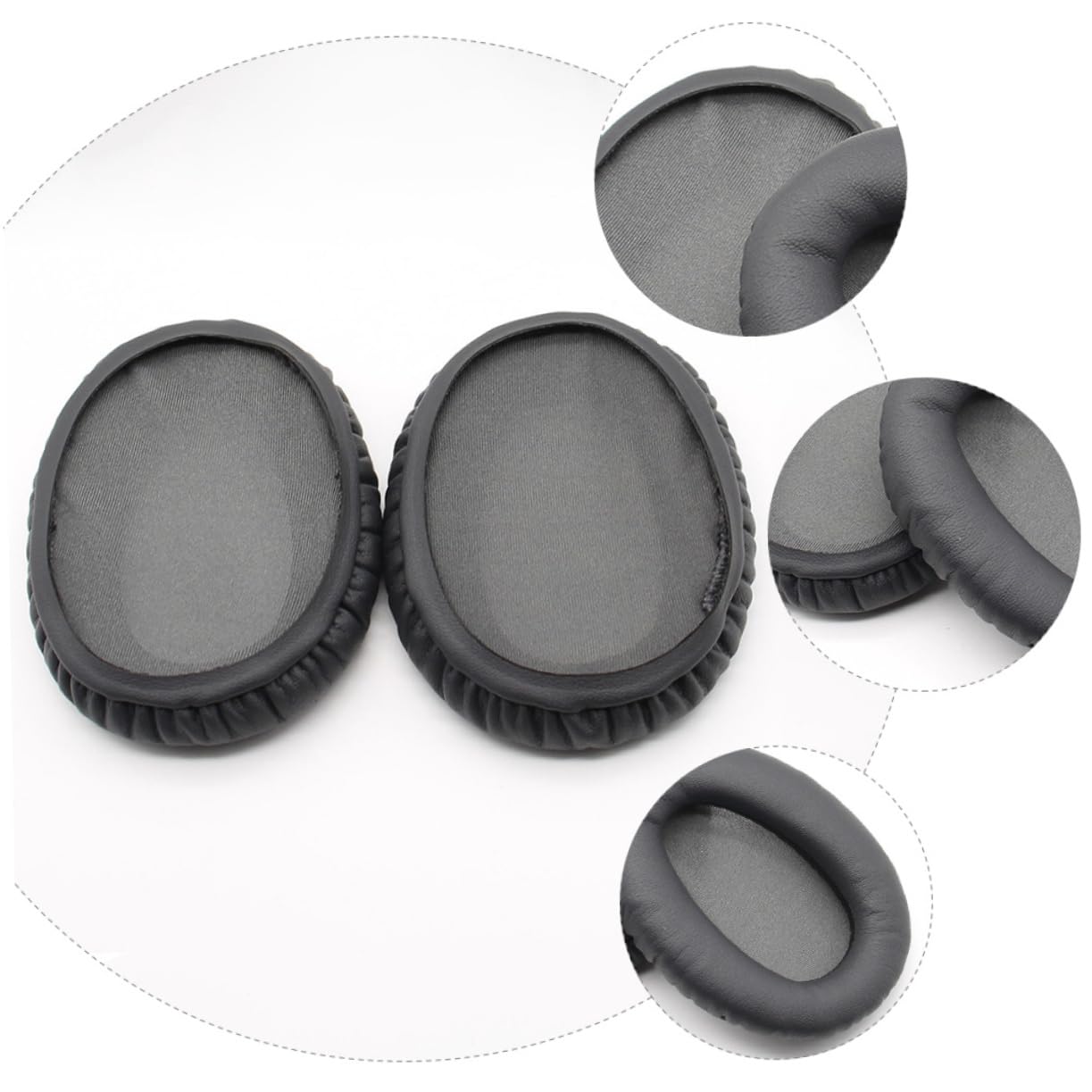 Uonlytech 3pares Almohadillas para Auriculares WH-CHN De Almohadillas De Repuesto Confort y Aislamiento De Sonido Fácil Instalación Compatible con