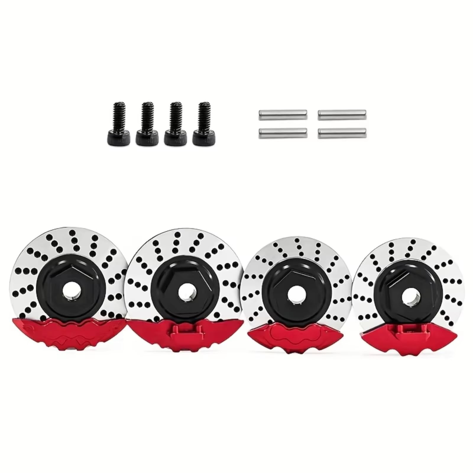 Juguetes Accesorios Compatible con Traxxas 4-Tec Coche Derrape Tracción Trasera 1/10 RC Piezas Upgrade Discos Freno Delanteros Y Traseros 8352 8367