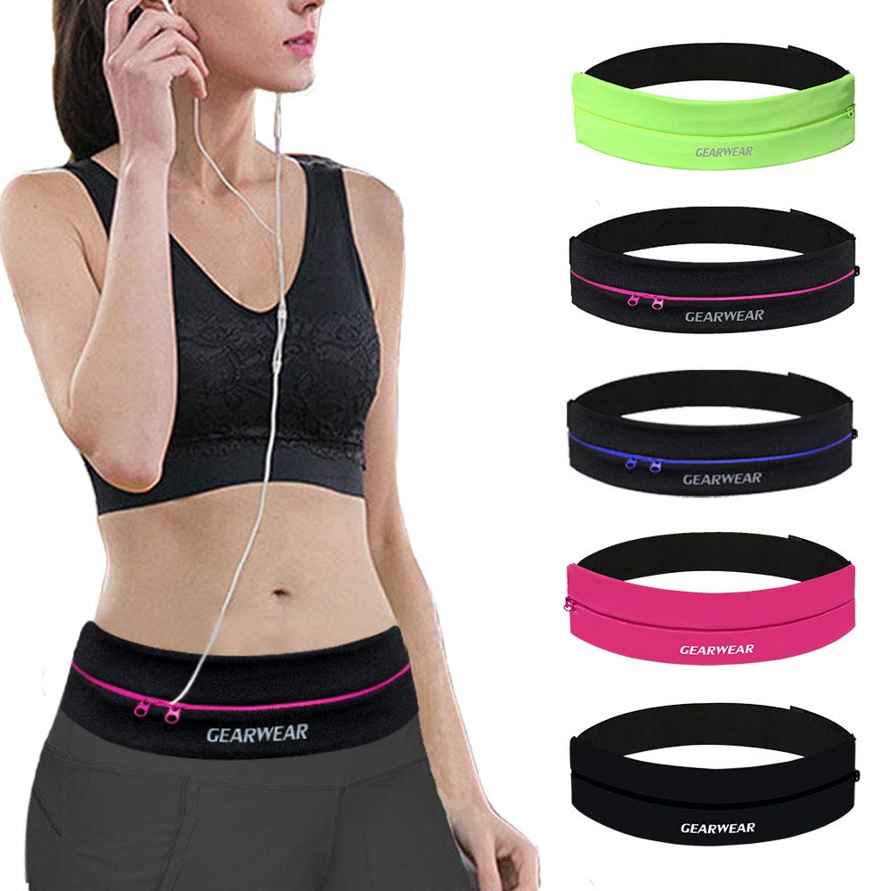 GEARWEAR Waistband Running Belt for Phone Holder Runner Accessories Pocket Pouch for Wallking Fitness Jogging Workout Gym Sports Travel Exercise Golf-image-40