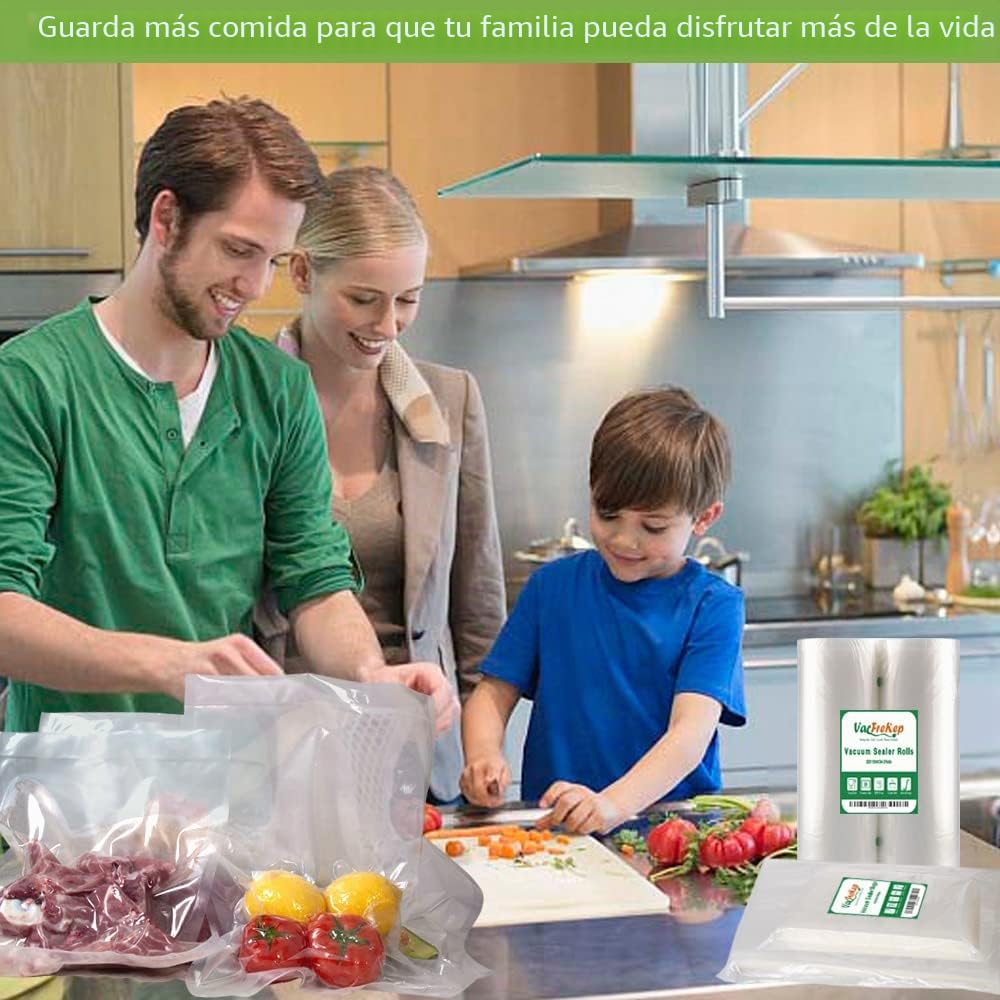 200 Bolsas 28x40cm Bolsas Envasar al Vaci Vacio Alimentos Bolsas de Vacío de Alimentos,Bolsas para Envasar al Vacío Envasado al Vacío para Alimentos Sin BPA