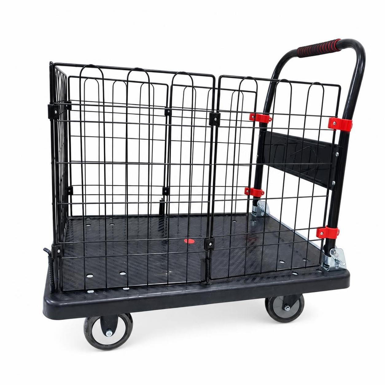 Carrello Pieghevole in Metallo per Movimentazione Merci in Magazzino, per consegne - metal, 50 * 70cm