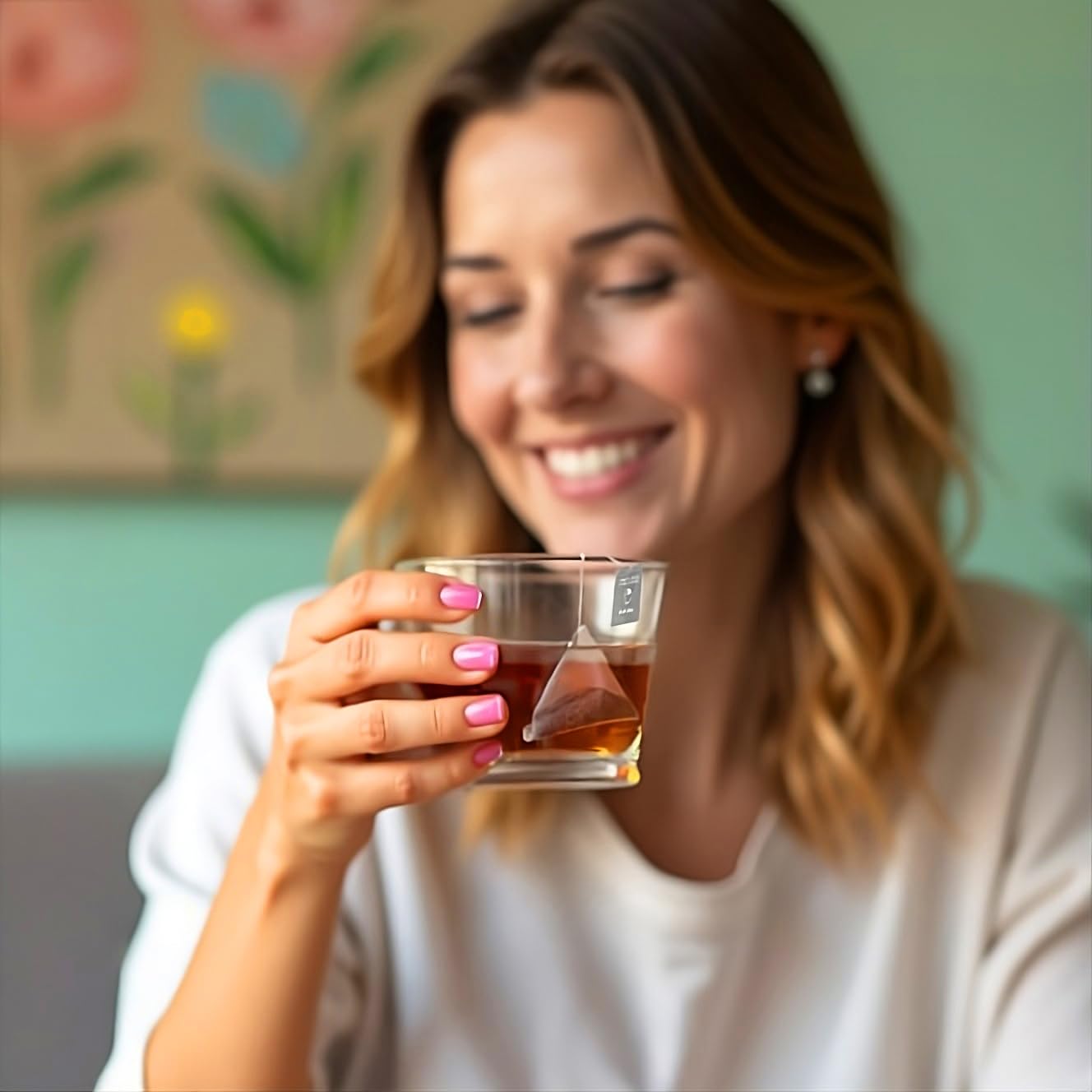 Creano Set de Regalo de Té Bio con 9 Figuras Adorables de Infusión para Amantes del Té