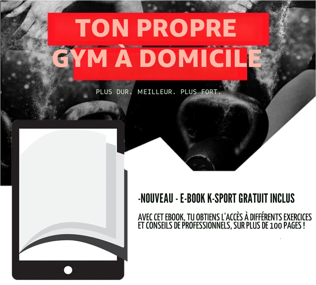 K-Sport: Machine à câble Mural - Parfait pour Les tirets de LAT, Les Extensions de tricep, Les tirettes de tricep et Tous Les Exercices de Machine à câble - L'ultime équipement de Gym