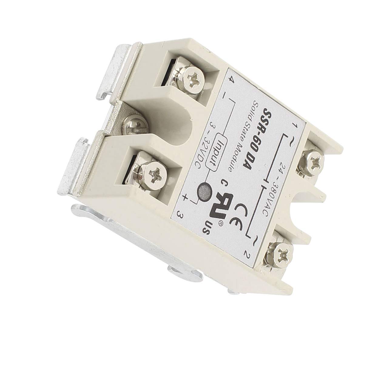 Relé de estado sólido SSR-60da 60a 3-32v 24-380vca Relé de estado sólido SSR-60da 60a 3-32v 24-380vca