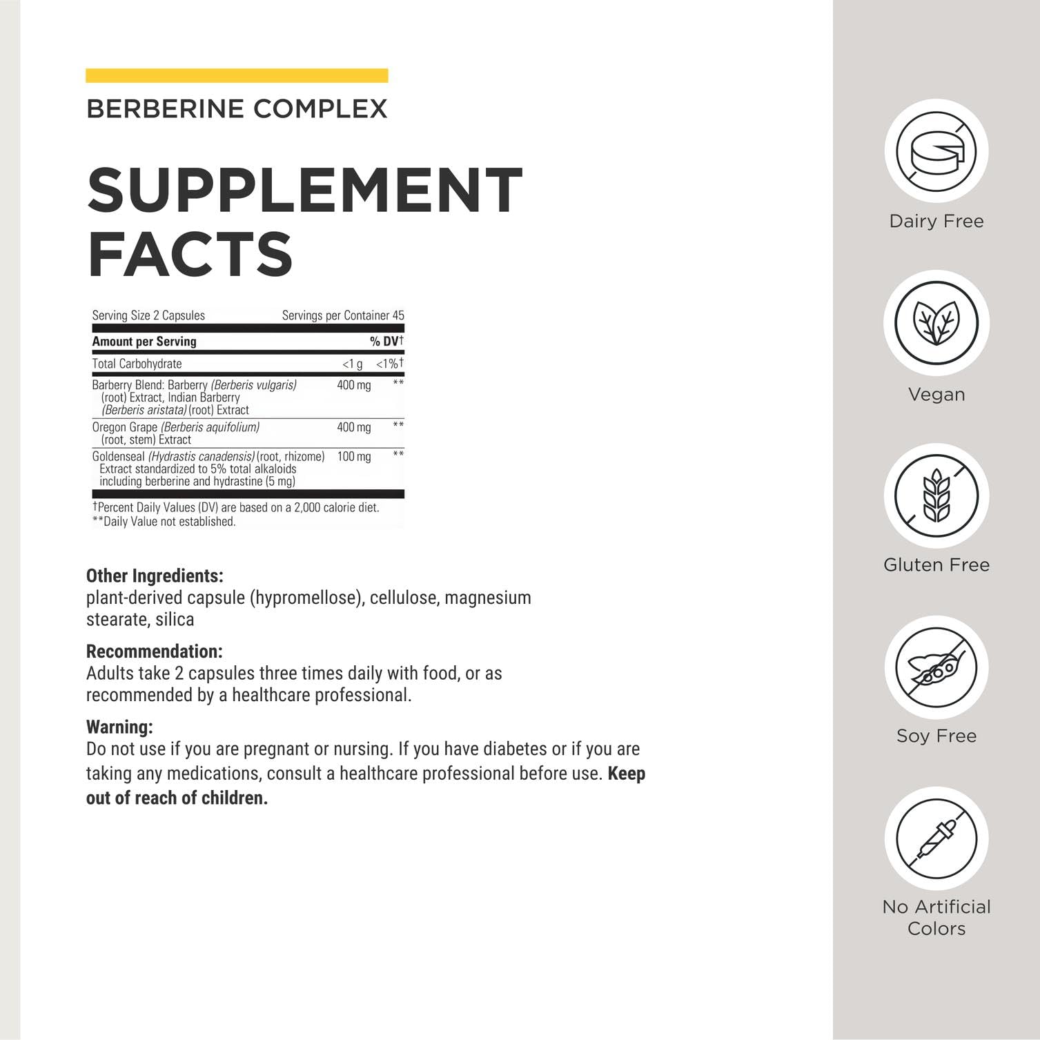 Integrative Therapeutics Berberine Complex, 90 Capsules — Amazon image 3