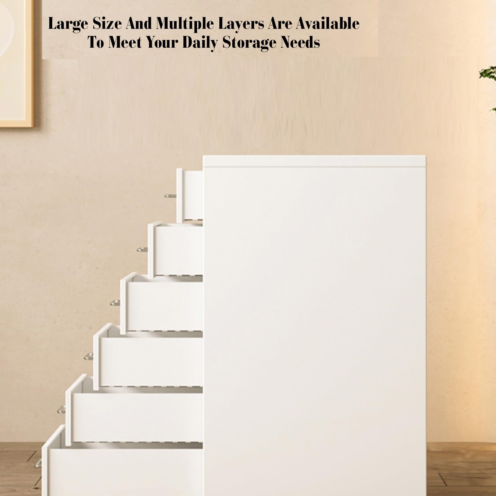 Cassettiera rossa con 5 cassetti, elegante armadio per camera da letto, soggiorno, ufficio, aula e sala conferenze, organizer versatile e spazioso per tutte le tue esigenze