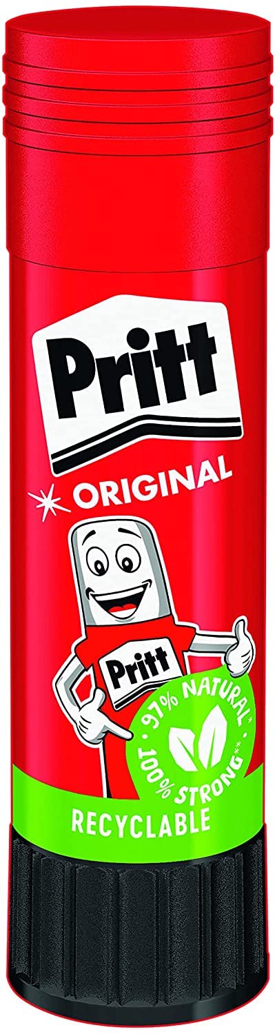 Pritt Klebestift, sicherer und kinderfreundlicher Kleber für Kunst und Bastelarbeiten, starker Klebstoff für Schule & Bürobedarf, 36x22g Pritt Stift