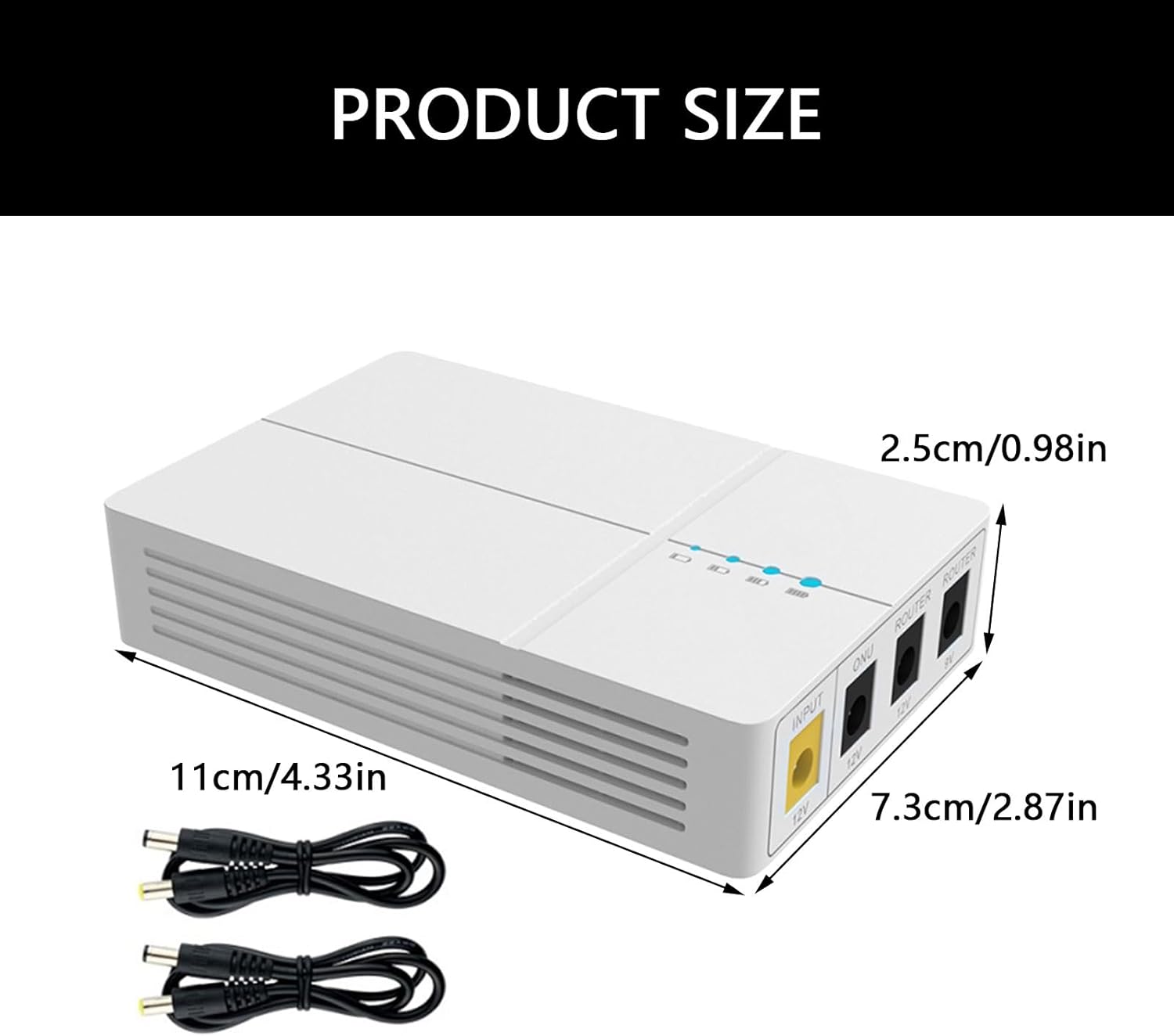 Small Battery Backup Uninterruptible Power Supply for Modem WiFi Routers Ensuring Continuous Networking