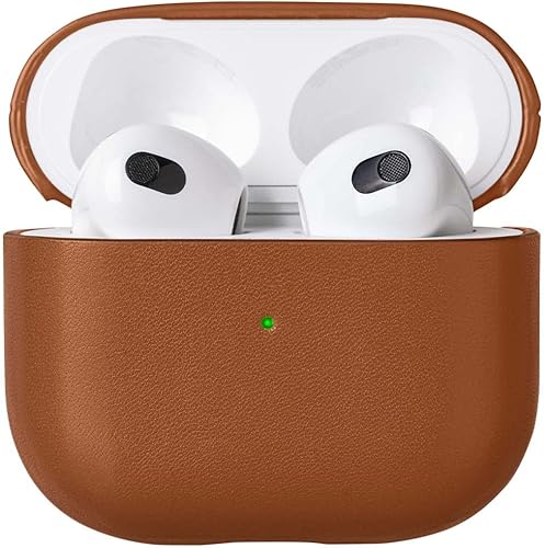 Miniatura 2 de Native Union Funda de cuero para AirPods (3ª generación), hecha a mano, totalmente envuelta, de piel italiana, compatible con cargadores Cuero