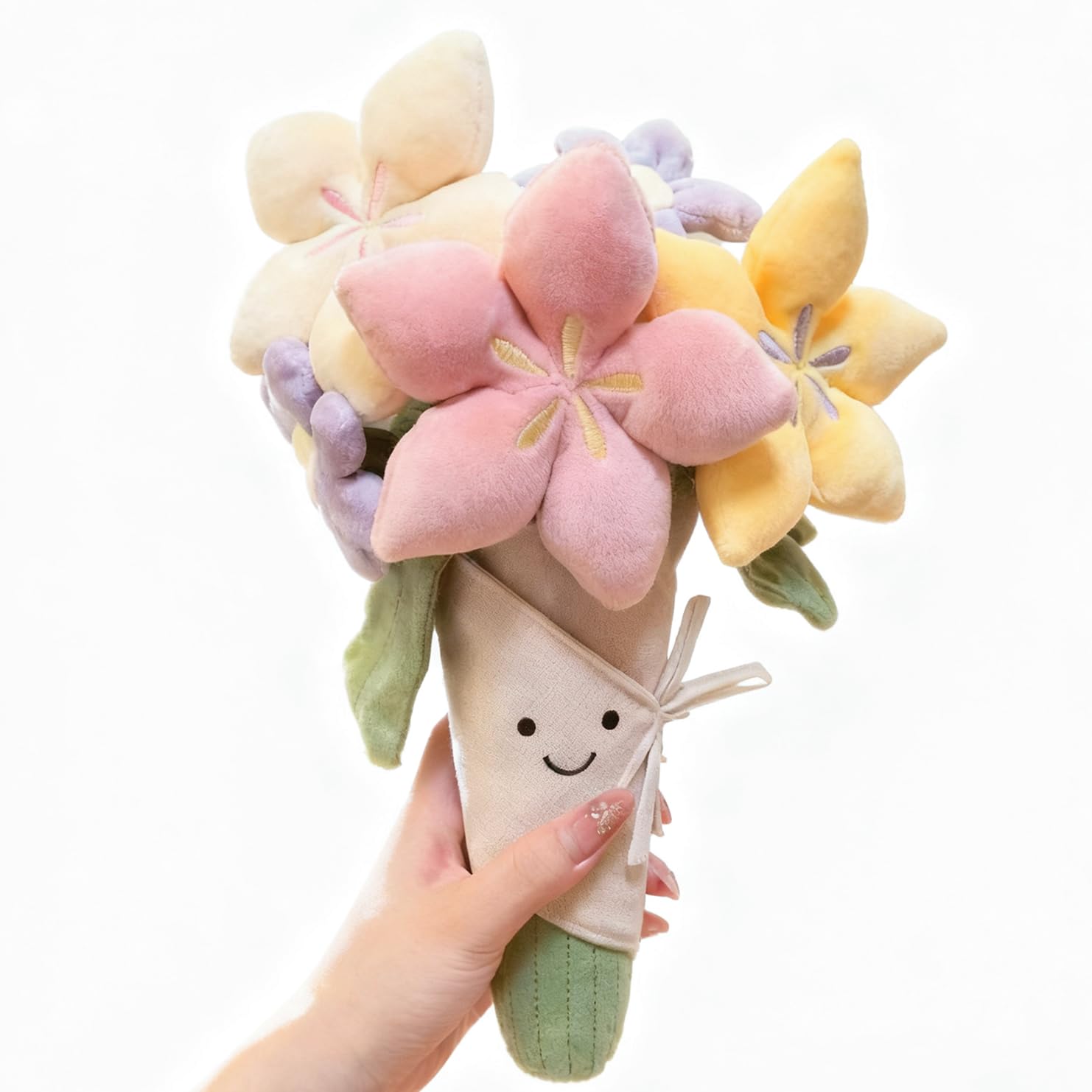 Amazon.com: QYN Stuffed Flower Plush Bouquet Flowers Decor Funny