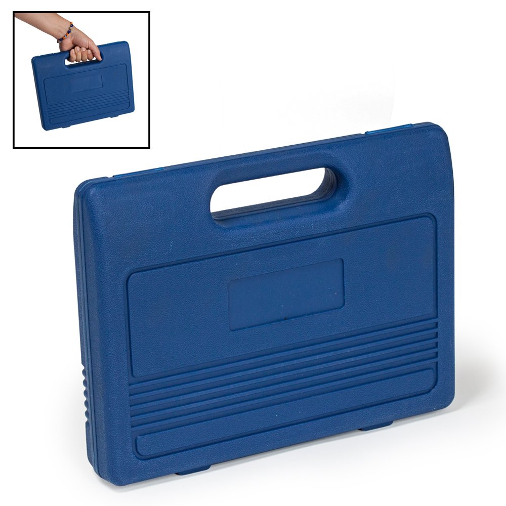 tectake Kit per arretramento pistoncini Freno Set di rispristino per pistoncini del Freno Utensili del Freno 22 Pezzi Resetter dei Freni a Mandarino Blu