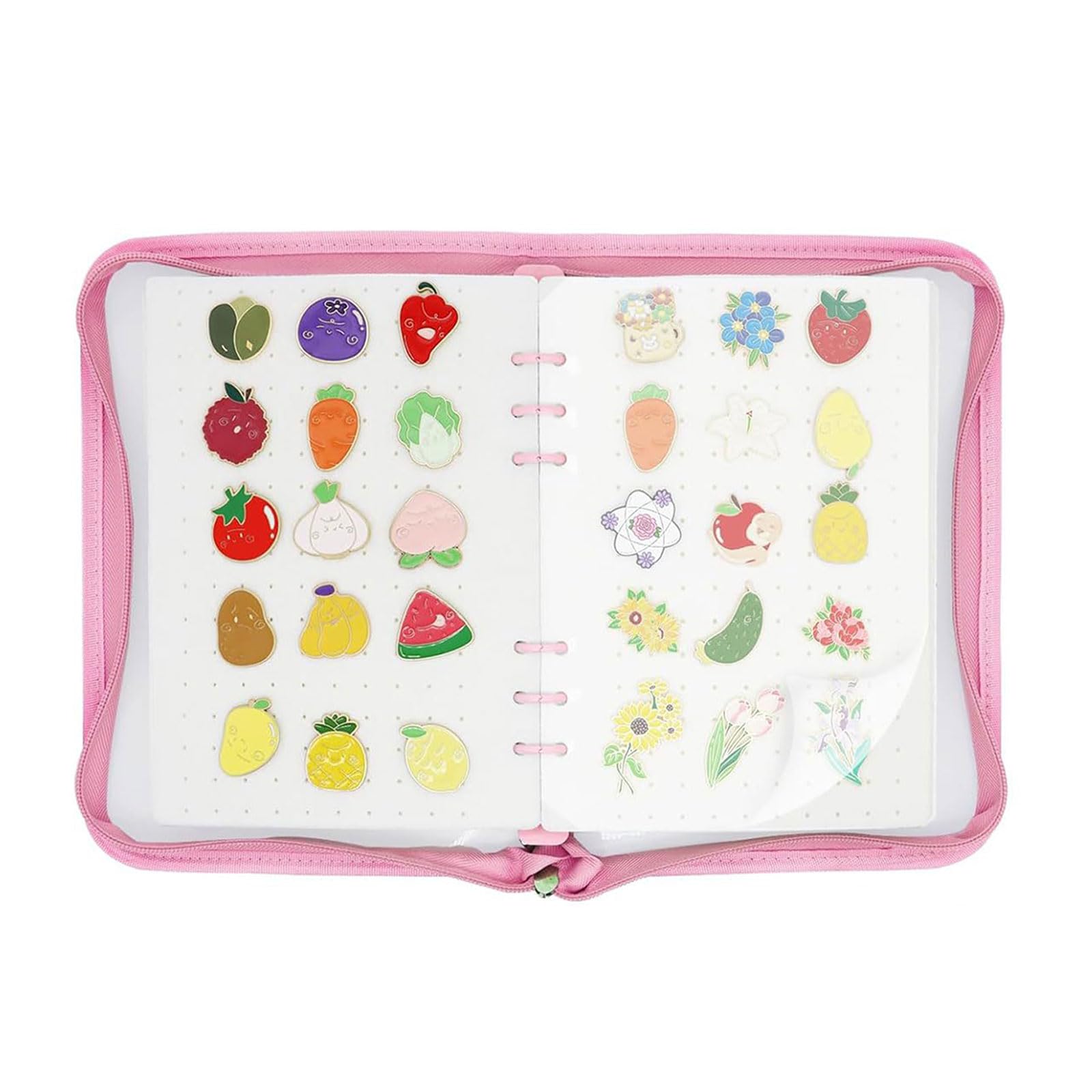 HDOYTXXM Premium Felt Storage Book Commemorative Badge Organizers for Collectible Pins Medals Badges Safekeeping and Display Felt Pin Collector Book