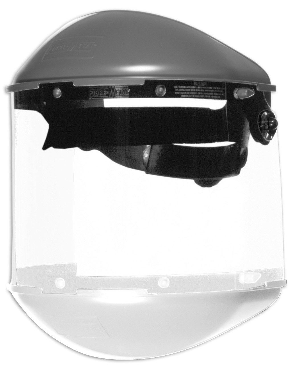 Fibre-Metal FM400DCCLC Face Shield - Clear Visor With Chin Guard & Ratchet Headgear