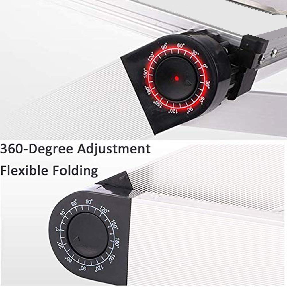Pupitre pour Livre -Hauteur et angle réglables lutrin livre, support de lecture avec bras en aluminium et clips de reliure, porte livre cuisine pour Big Heavy HardCover et ordinateur portable