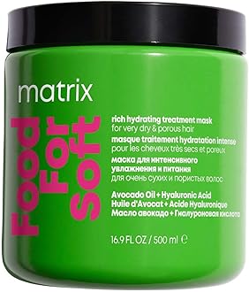 Matrix Food For Soft Rich Hydrating Treatment Mask for Very Dry and Porous Hair, With Avocado Oil and Hyaluronic Acid