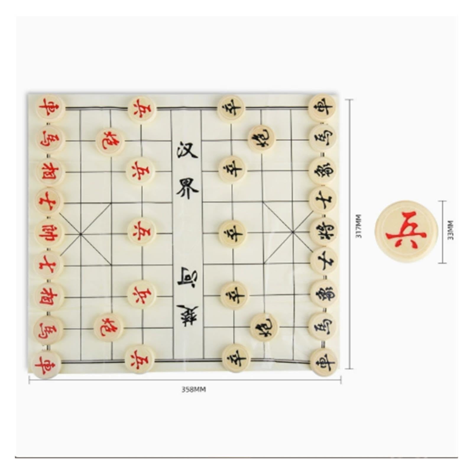 scacchi Set di scacchi cinesi Tavolo da gioco pieghevole Xiangqi