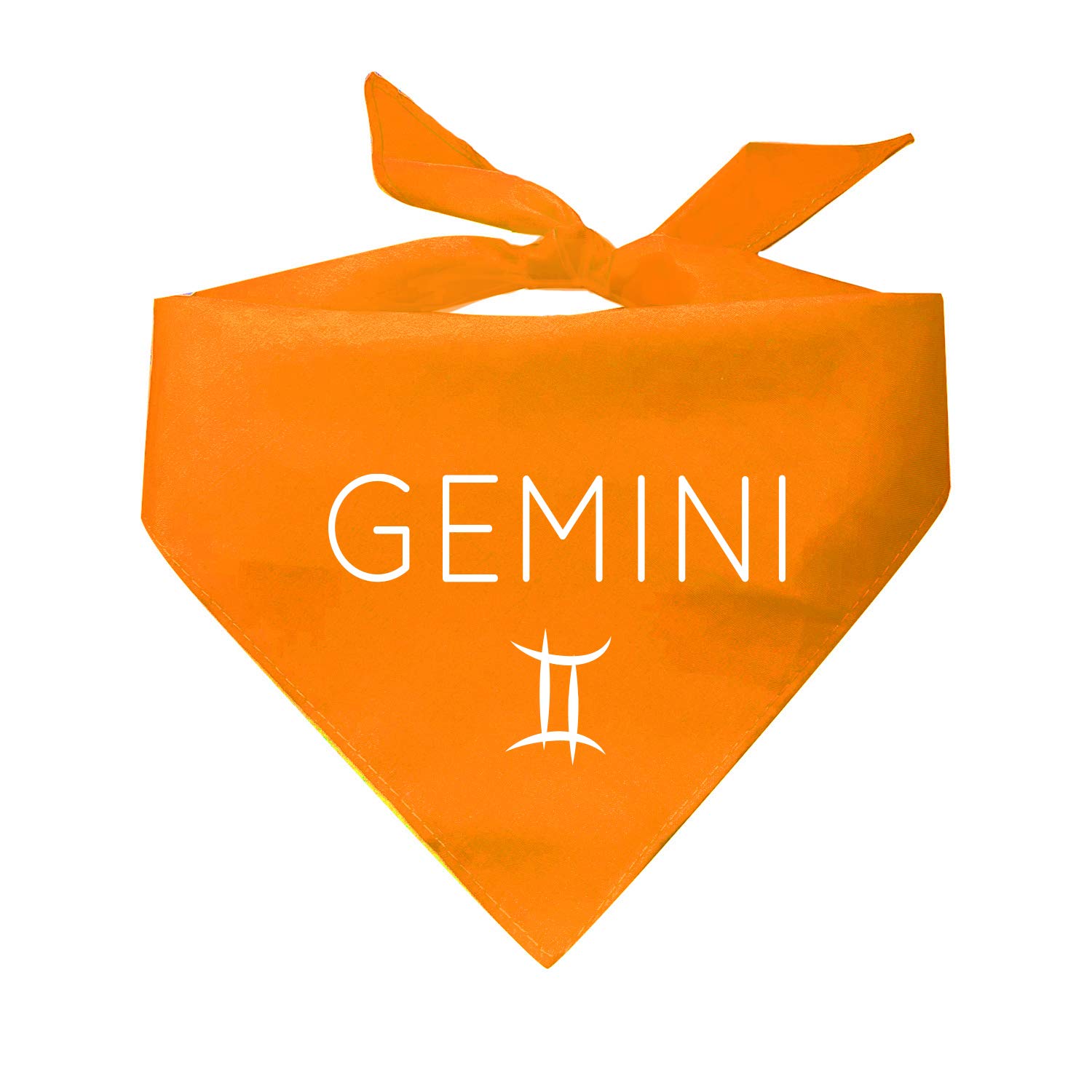 Gemini Astrology Sign Horoscope Zodiac Triangle Dog Bandana (Assorted Colors)