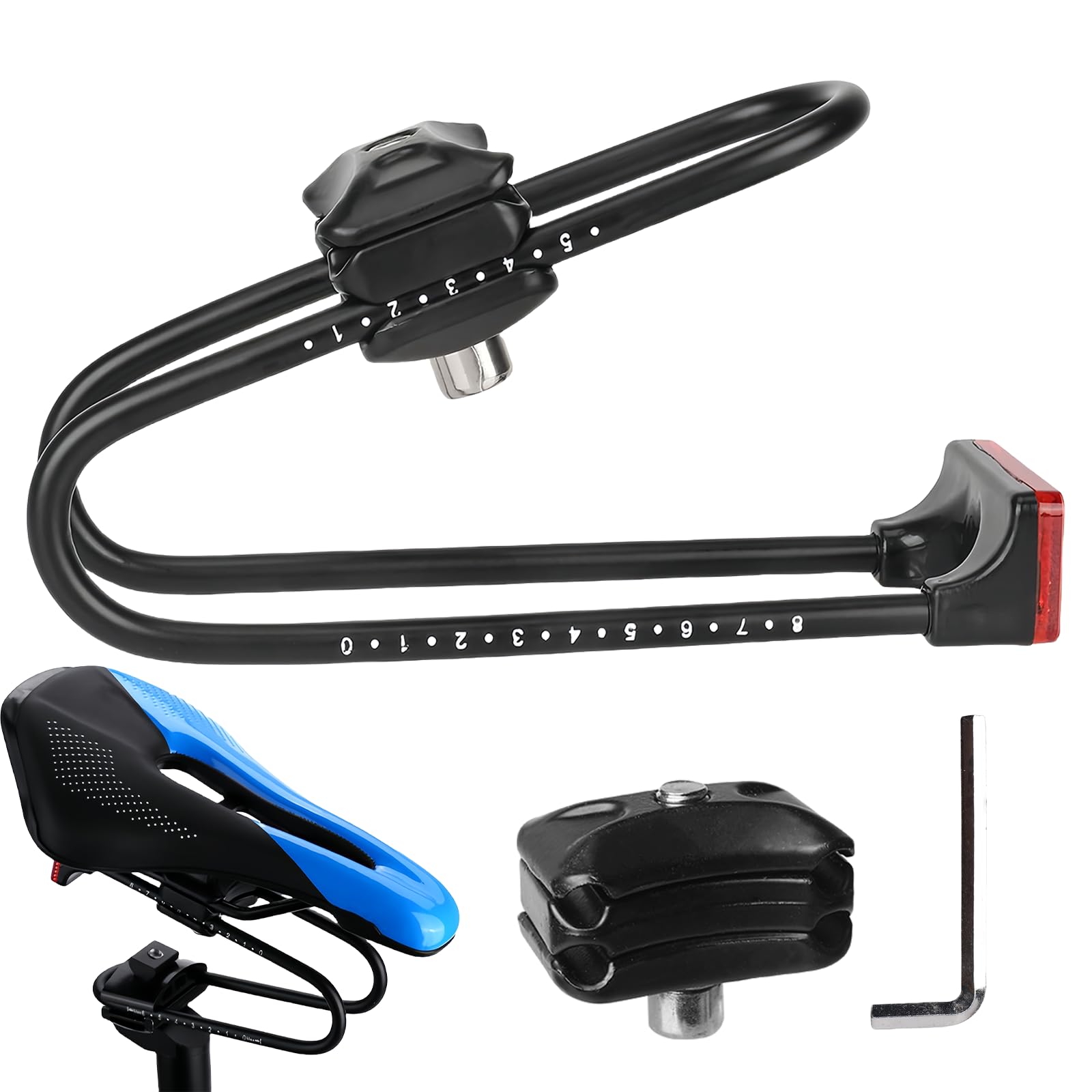 Ammortizzatore per sella ammortizzante, ammortizzatore per bicicletta, per mountain bike, bici da corsa e bici da esterno