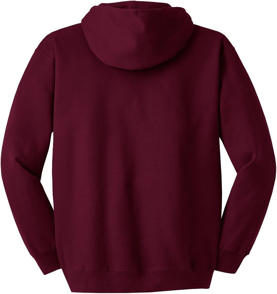 Hanes Mens Ultimate Cotton Heavyweight Pullover Hoodie Sweatshirt Large Maroon