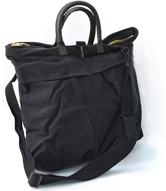 Amazon.co.jp: [ロスコ] VINTAGE CANVAS HELMET BAGS W/LEATHER