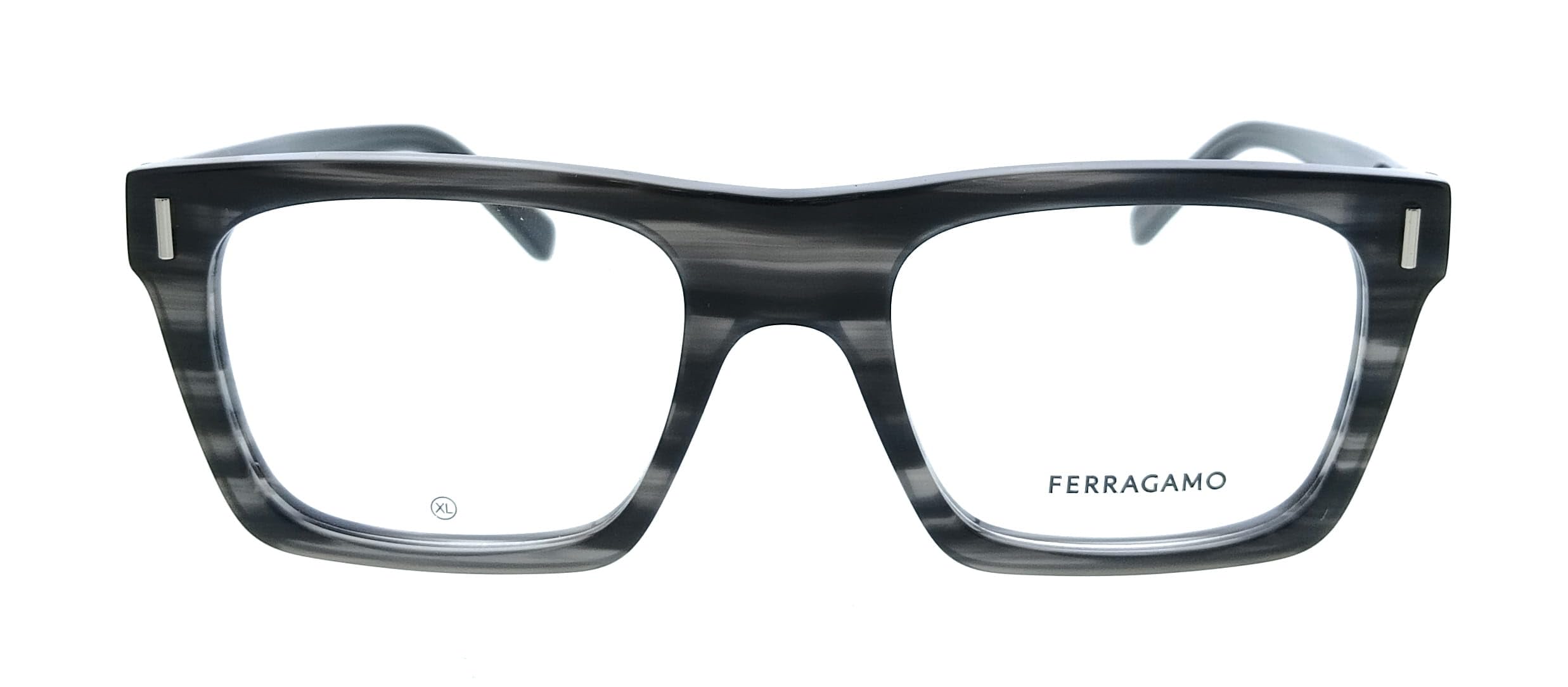 GAFAS FERRAGAMO SF3029 - C: STRIPED SZARY Rozmiar oczu: 54 Most: 21 Zdrowie i higiena osobista