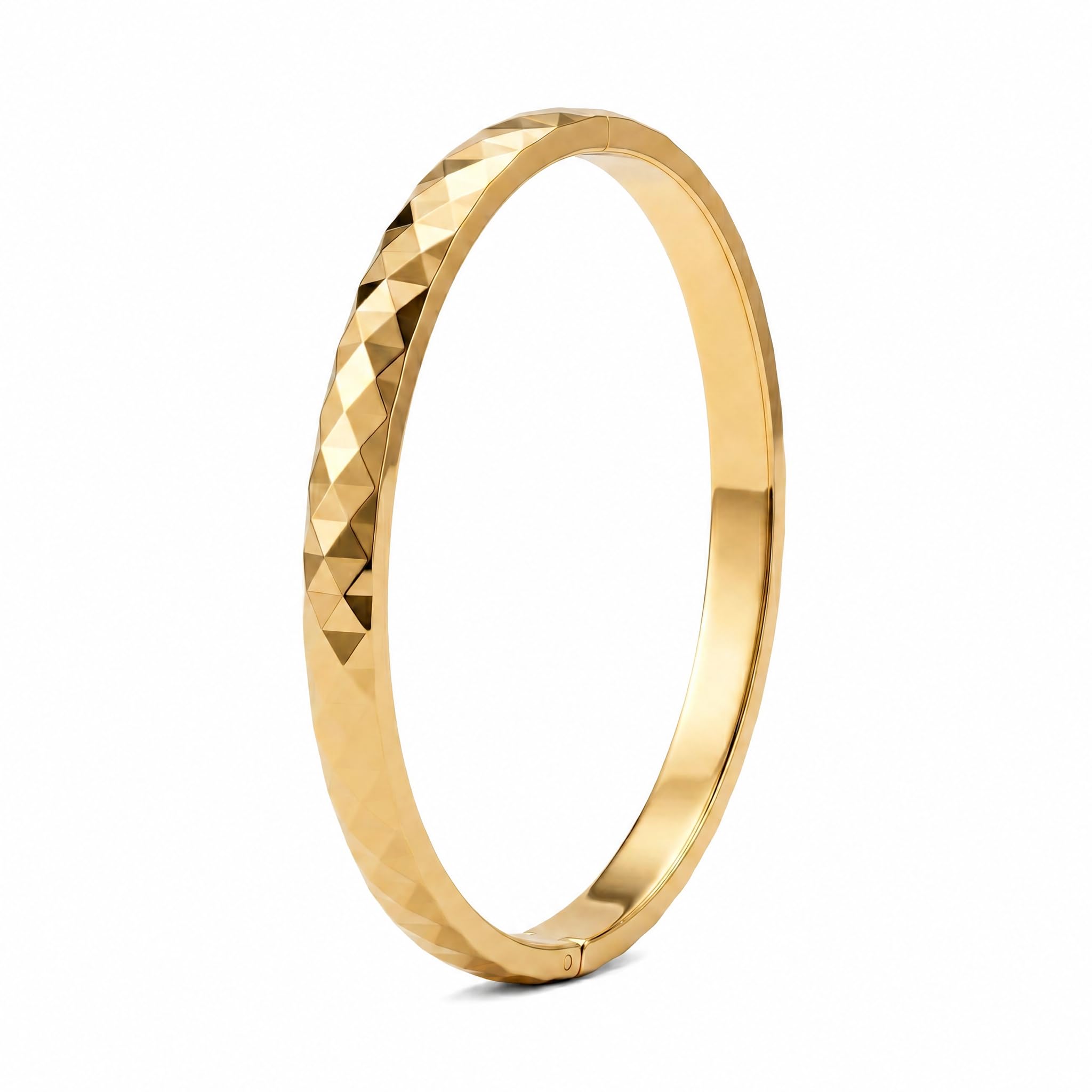 18k Gold Plated Gilded Haze Bangle Bracelet for Women - Gift for Girls & Women | Waterproof & Anti-Tarnish Bracelet-image-43