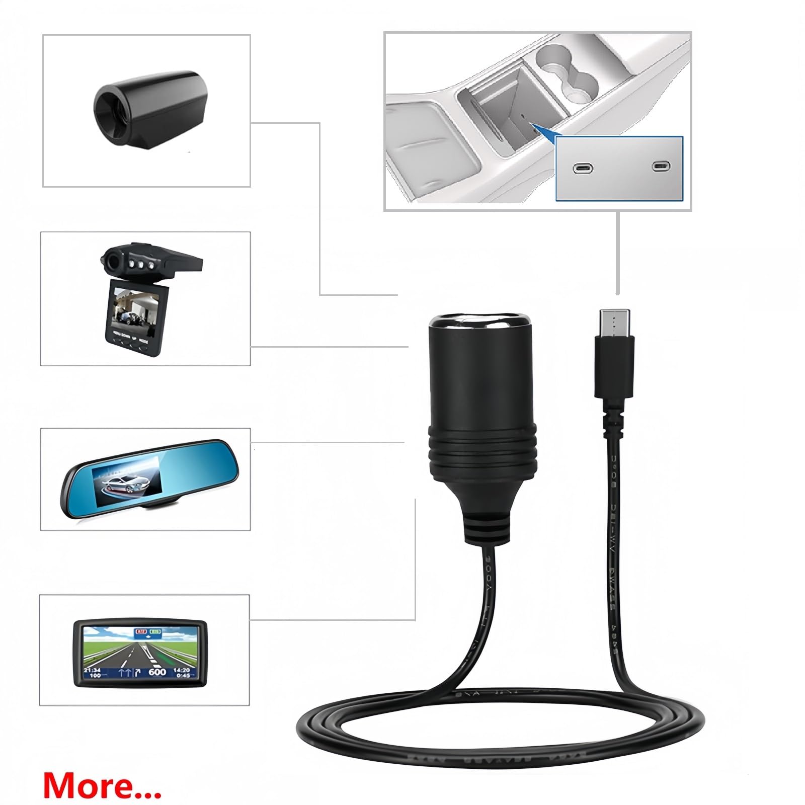 cigarette lighter car mp3 fm Car Cigarette Lighter Bluetooth 5.0 Car FM Transmitter PD Type-C Dual USB  Ambient Player Car MP3 Charger Smartphone Charge